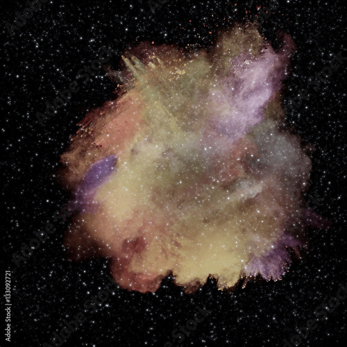 Fototapeta Naklejka Na Ścianę i Meble -  Stunningly beautiful cosmic landscapes of the universe.