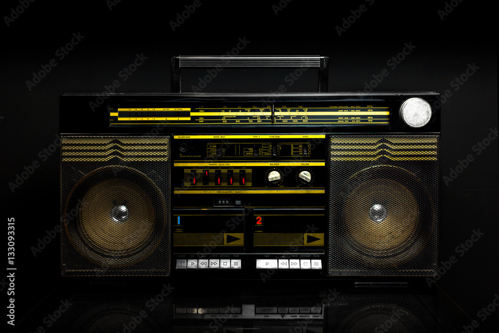 Fototapeta premium VIntage boombox