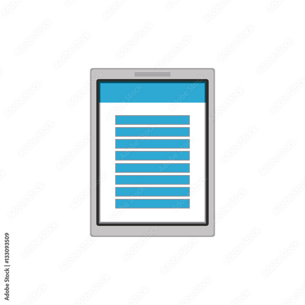 Tablet icon. Device gadget technology and electronic theme. Isolated design. Vector illustration Tablet icon. Device gadget technology and electronic theme. Isolated design. Vector illustration