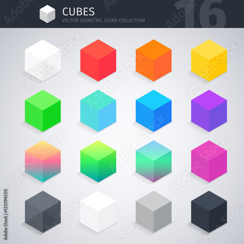 Isometric Cubes Collection