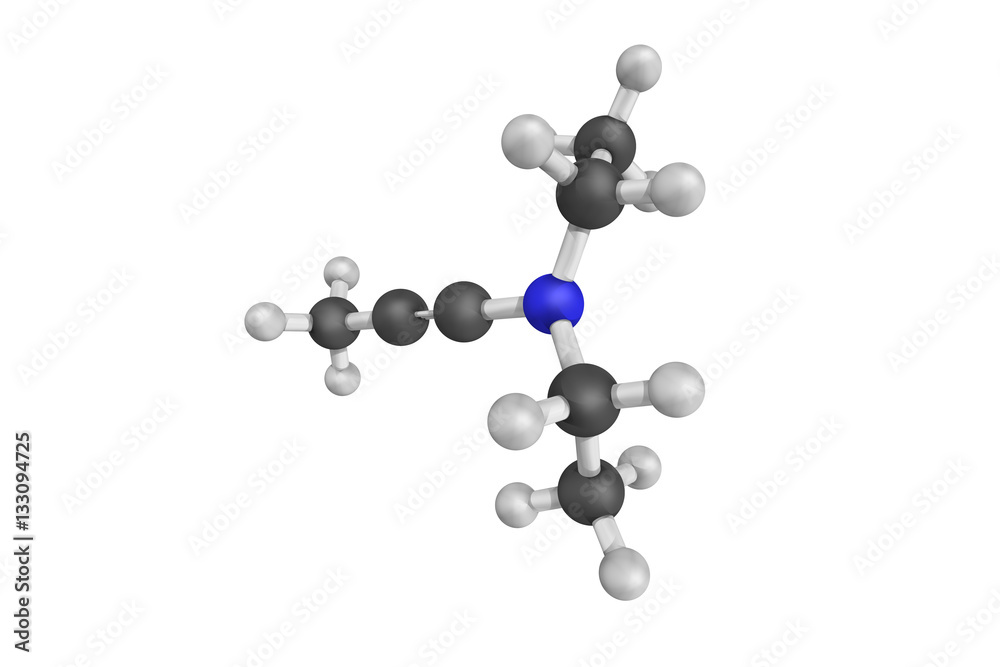 3d structure of Propargyldiethylamine