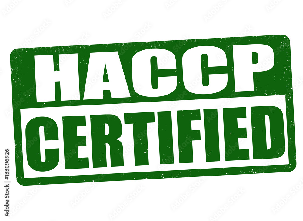 HACCP (Hazard Analysis Critical Control Points) sign or stamp HACCP (Hazard Analysis Critical Control Points) sign or stamp