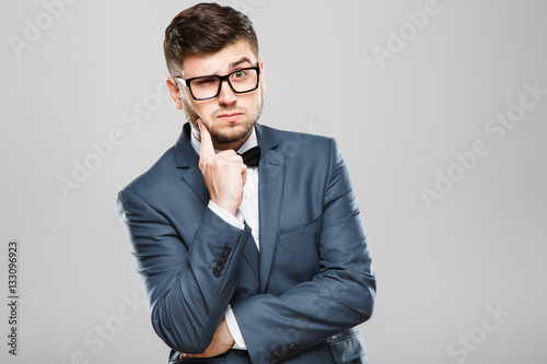 Thoughtful man in glasses © veles_studio
