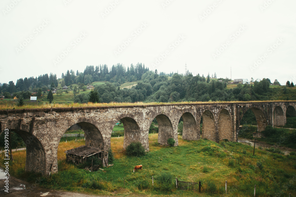 Austrian bridge in the Carpathians