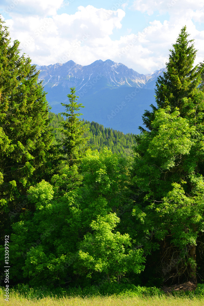 Beautiful mountain landscape near Bruneck, Italy Alps Beautiful mountain landscape near Bruneck, Italy Alps