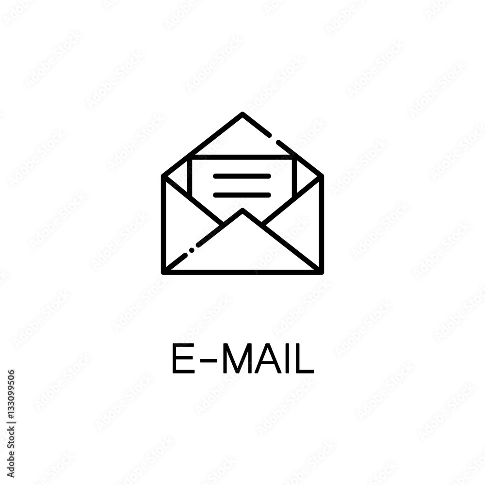 E-mail line icon E-mail line icon