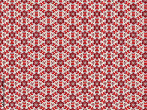 Volume floral pattern with ribbons and sequins
