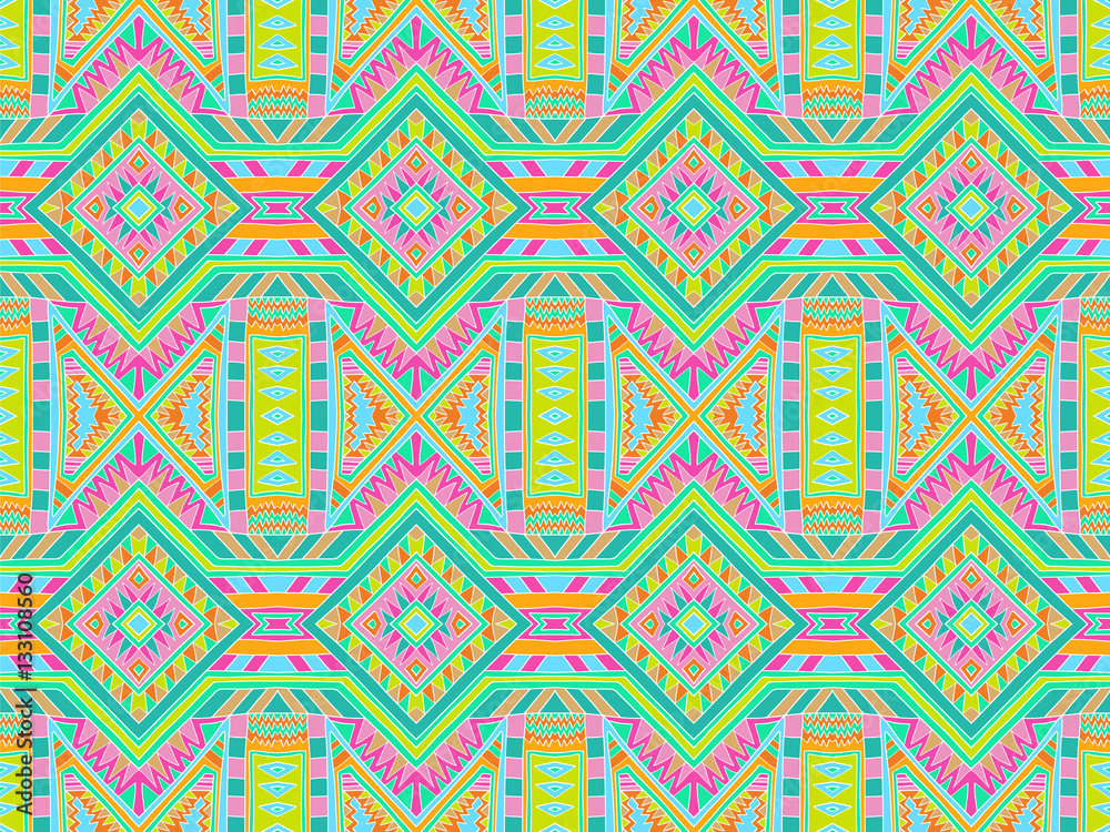 Background tribal monogram colorful aztec texture 1