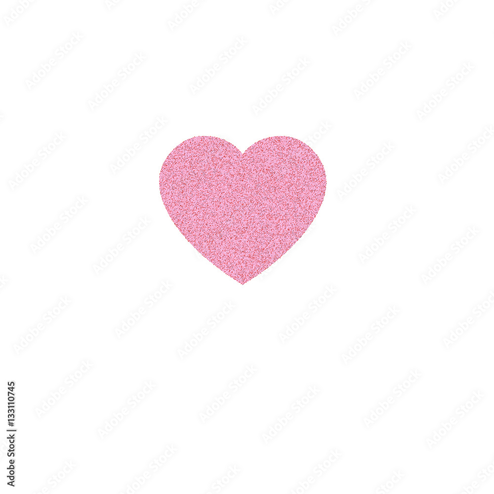 rose gold heart icon. glitter logo, love symbol on white background. use in decoration, design as the emblem. vector illustration. rose gold heart icon. glitter logo, love symbol on white background. use in decoration, design as the emblem. vector illustration.