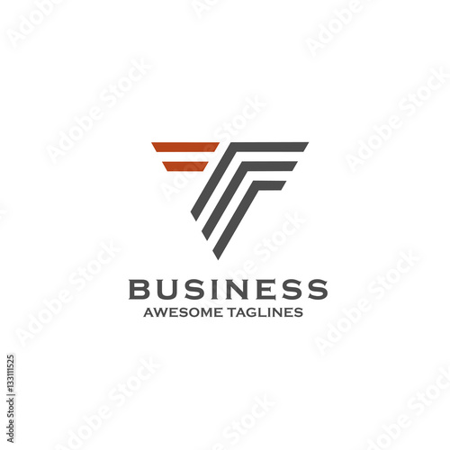 Capital letter T. Made of of three stripes . creative letter T stripes Logo, monogram, emblem trendy design. T 