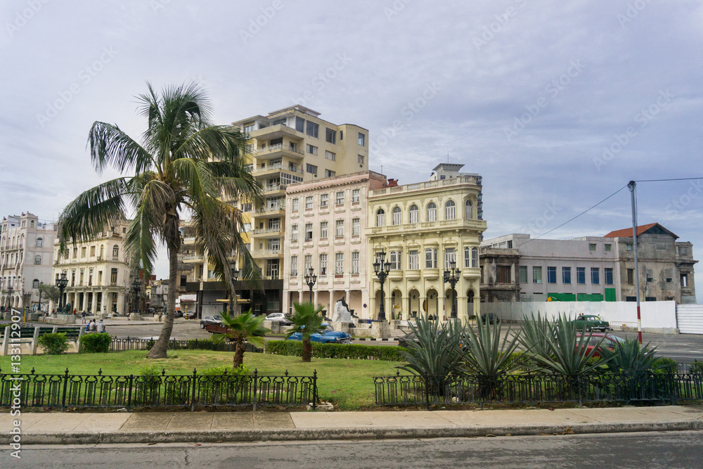 Old Havana facades