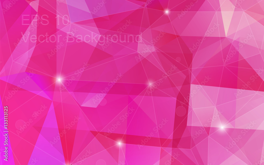 Fototapeta premium Triangulation generic backdrop for design, colorful horizontal template