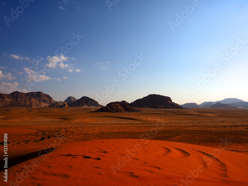 Wadi rum landscape Jordan