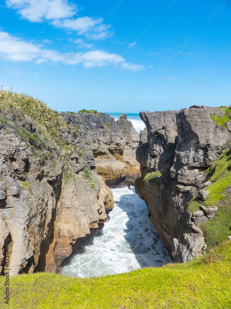 Pancake Rocks Paparoa Nationalpark Neuseeland Pancake Rocks Paparoa Nationalpark Neuseeland