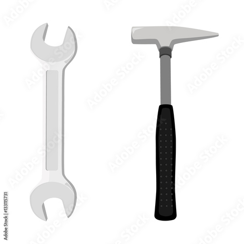Hammer and wrench