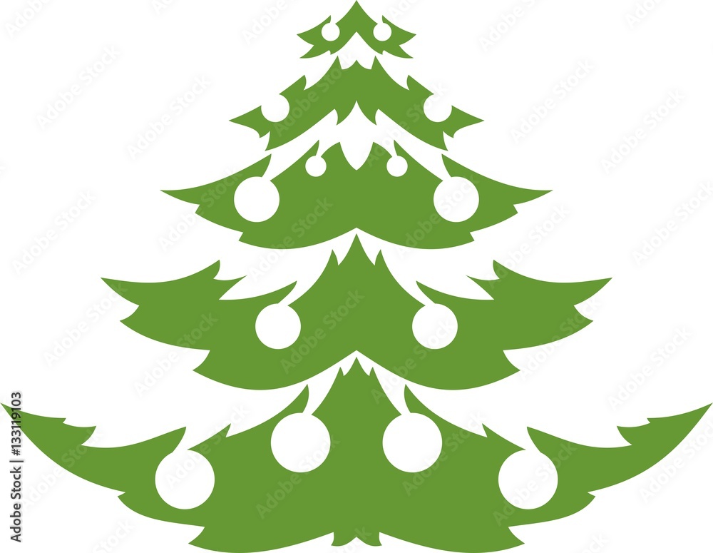 Christmas trees silhouette Christmas trees silhouette