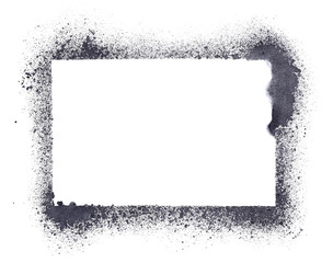 Grunge stencil frame