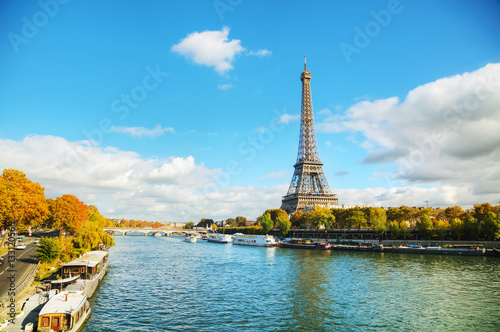 Cityscape of Paris with the Eiffel tower