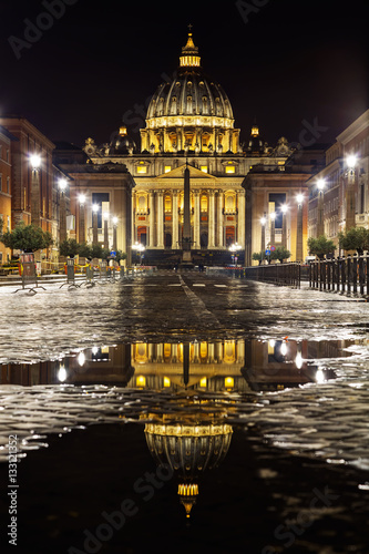 The Papal Basilica of St. Peter in the Vatican city