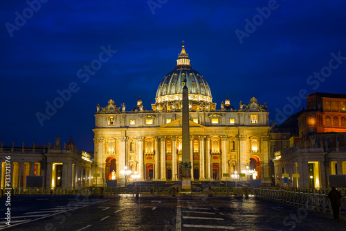 The Papal Basilica of St. Peter in the Vatican city