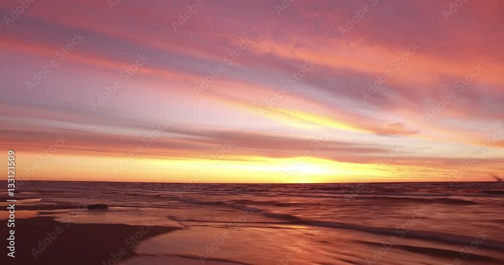 the sea was filmed with drone. August, summer 2016,Jurmala, Latvia the sea was filmed with drone. August, summer 2016,Jurmala, Latvia