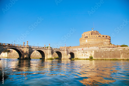 Obraz na płótnie Castel Sant'Angelo in Rome w salonie