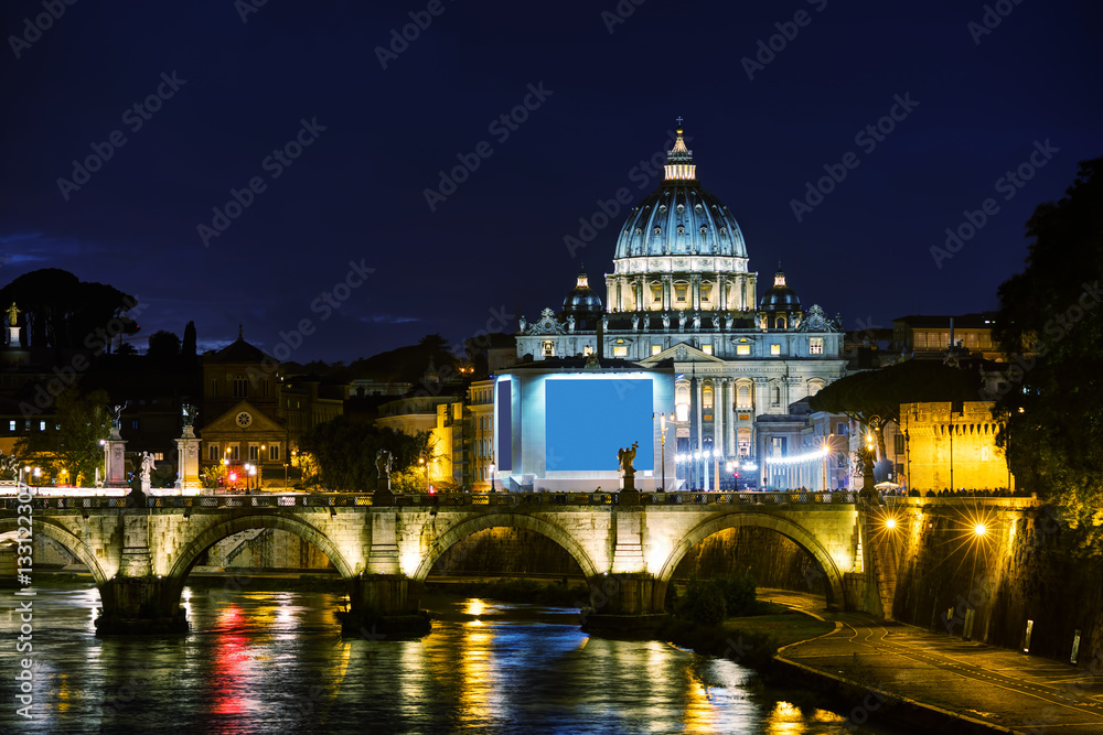 The Papal Basilica of St. Peter in the Vatican city