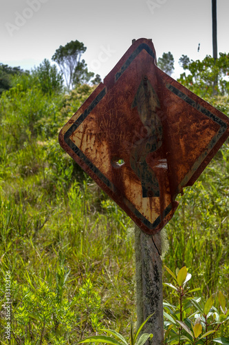 Oxide road sign photo