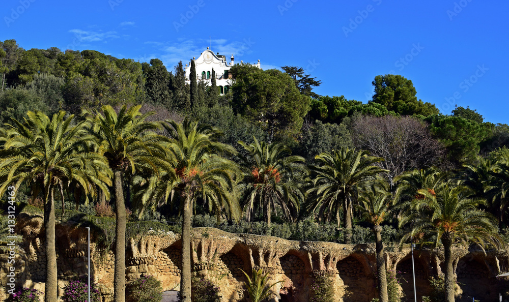 Fototapeta premium Parque Guell, Antonio Gaudí