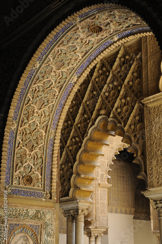 Rococo style archway 
