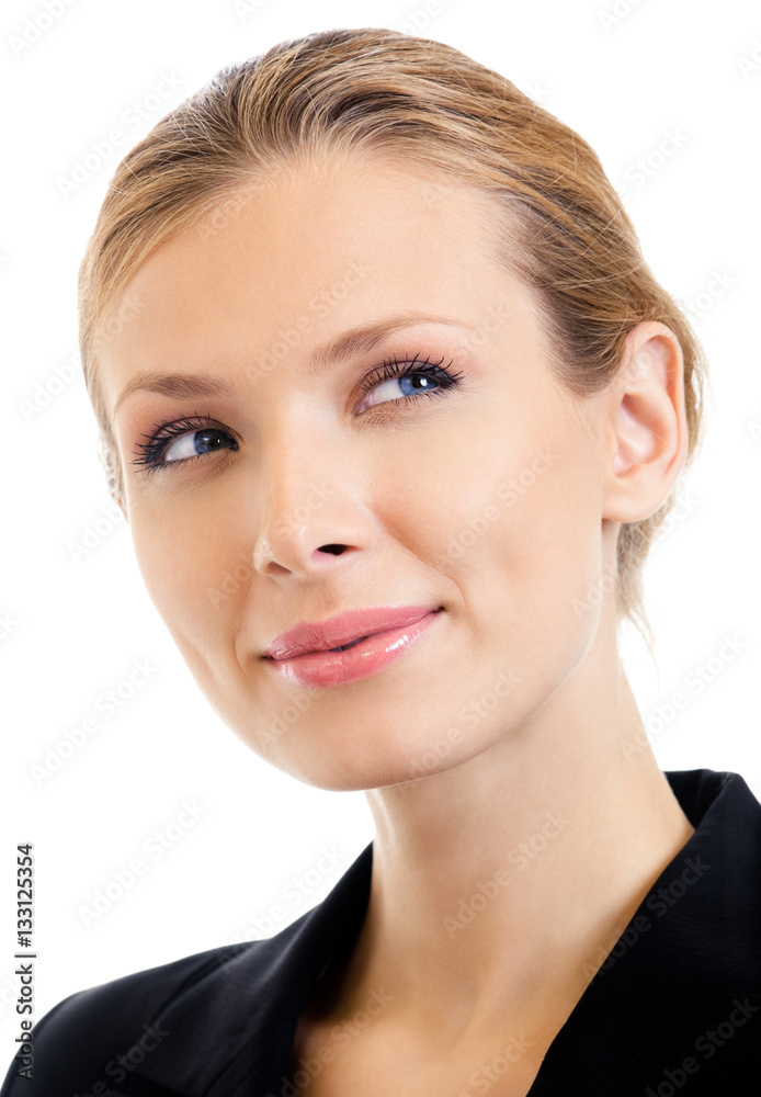Portrait of happy smiling businesswoman Portrait of happy smiling businesswoman