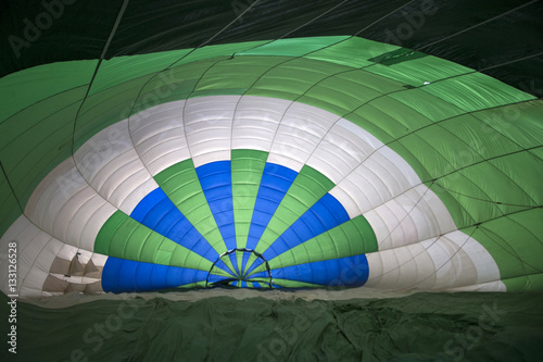 ascension of hot air balloons festival