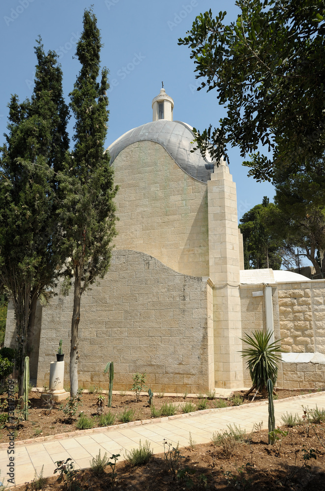 Dominus Flevit, Roman Catholic church, on the Mount of Olives in Jerusalem Dominus Flevit, Roman Catholic church, on the Mount of Olives in Jerusalem