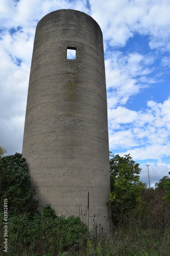 Abandoned farm silo