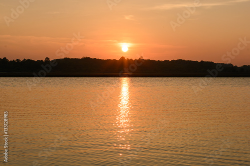 sunrise in the sea