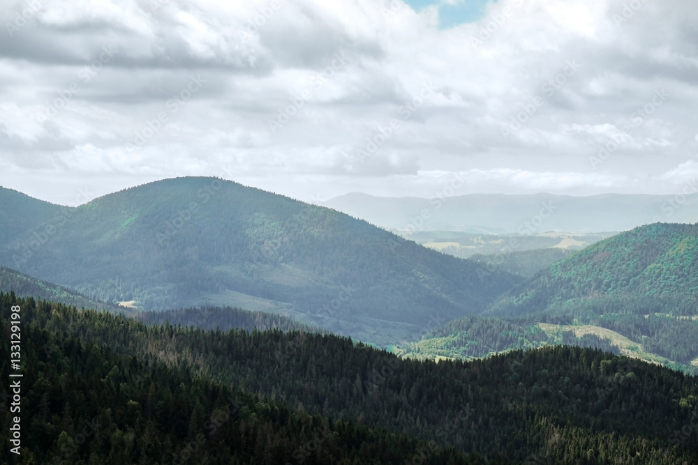 Obraz premium Beautiful mountain hills