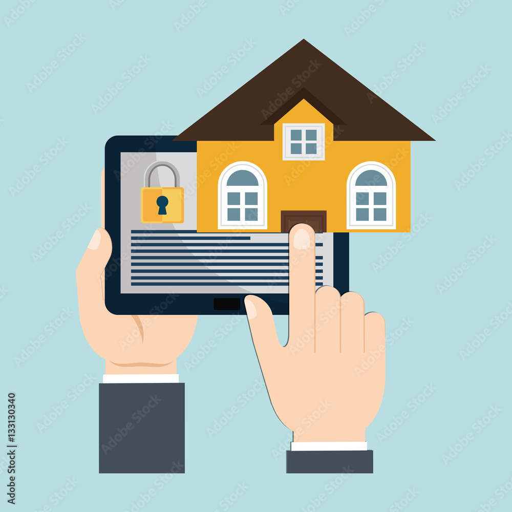 home security technology surveillance vector illustration eps 10 home security technology surveillance vector illustration eps 10
