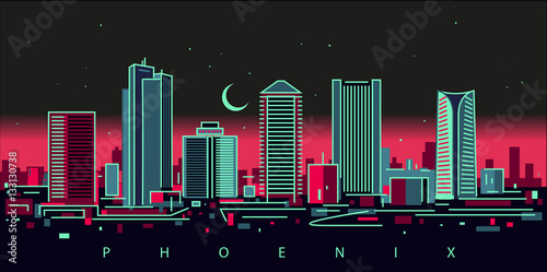 Phoenix skyline