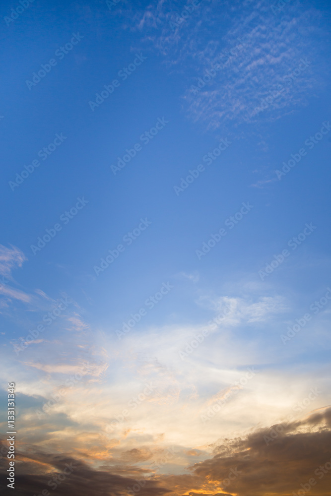 Obraz premium Sky color