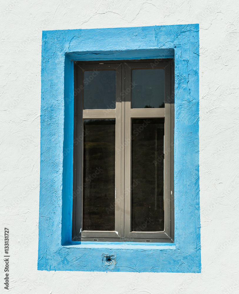 Window of Prophet Elias Church, Greece Window of Prophet Elias Church, Greece