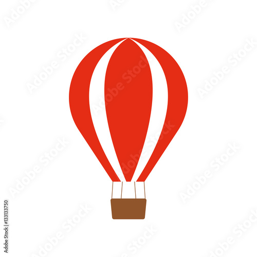 red airballoon recreation vacation travel vector illustration eps 10