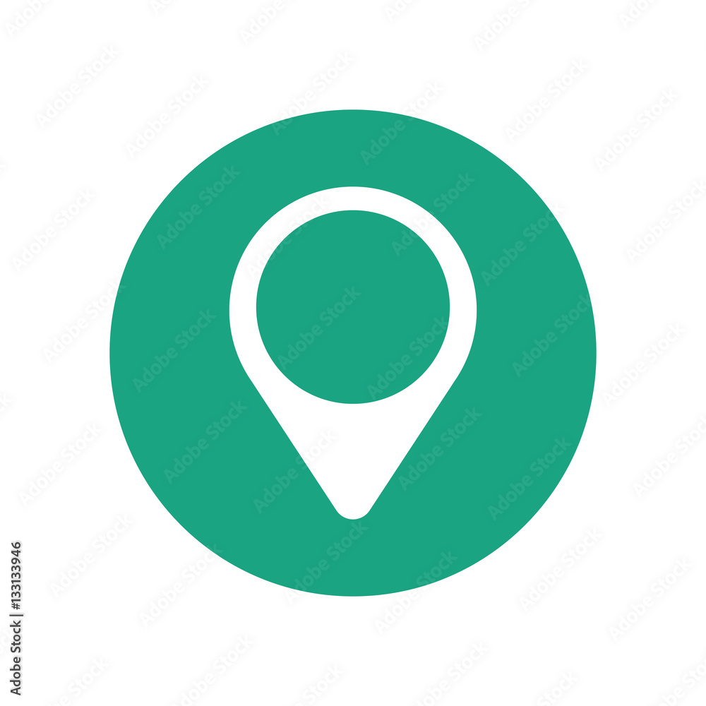 pointer map location green circle vector illustration eps 10 pointer map location green circle vector illustration eps 10