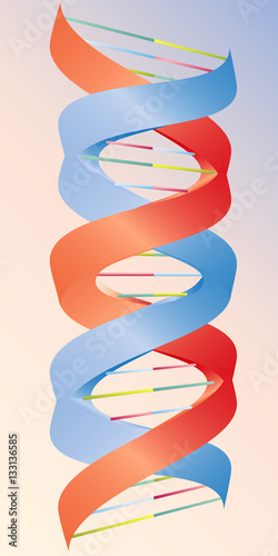 dna stylized structure