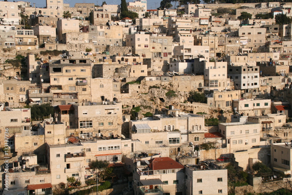 Stone Houses and Architecture in Jerusalem, Israel
