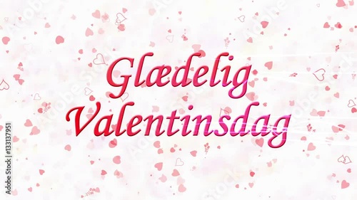 Happy Valentine's Day text in Norwegian 