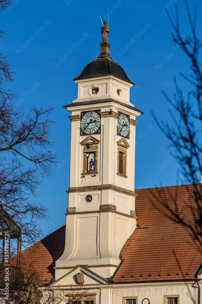 Tower Of Town Hall - Uhersky Brod, Czech Republic Tower Of Town Hall - Uhersky Brod, Czech Republic