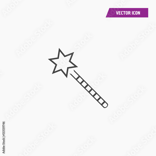 Magic Wand Tool icon illustration isolated vector sign symbol