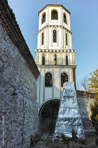 PLOVDIV, BULGARIA - JANUARY 2 2017: St. Constantine and St. Elena church from the period of Bulgarian Revival in old town of Plovdiv, Bulgaria photo