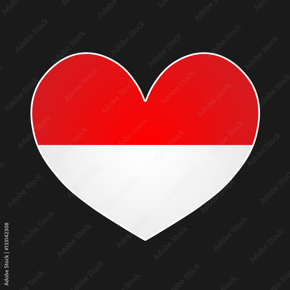 Poland heart. Poland heart.