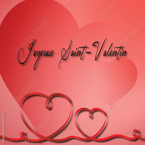 Carte Joyeuse saint-valentin